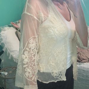 See through shawl